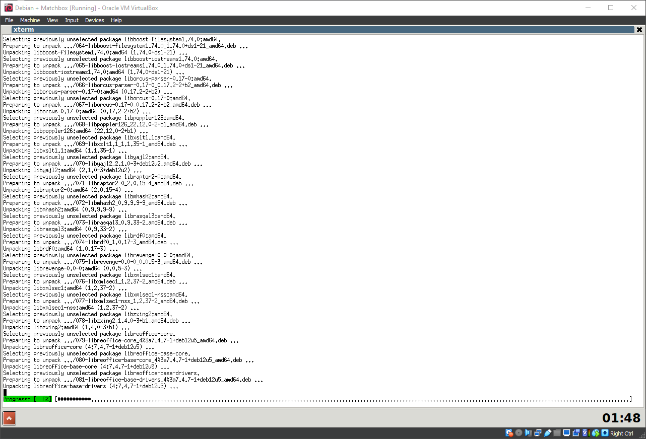 Running Matchbox Window Manager